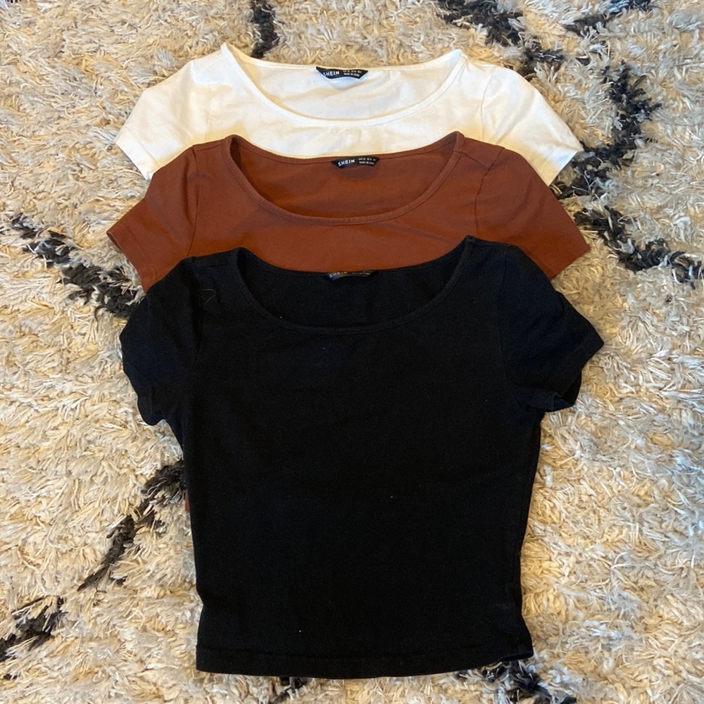 3 cute basic tees